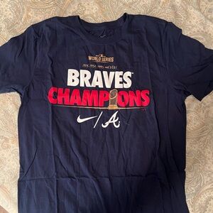 Nike 2021 Atlanta Braves Champions Game Tee